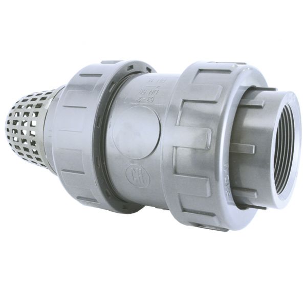 FOOT VALVE WITH PVC BALL FEMALE THREAD FPM