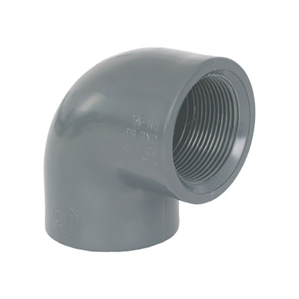 ELBOW 90º THREADED PVC