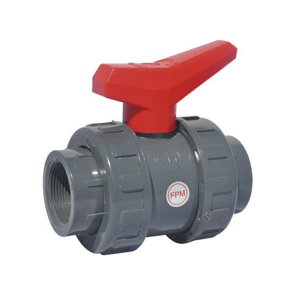 2 WAY BALL VALVE PTFE MODEL THREAD FPM