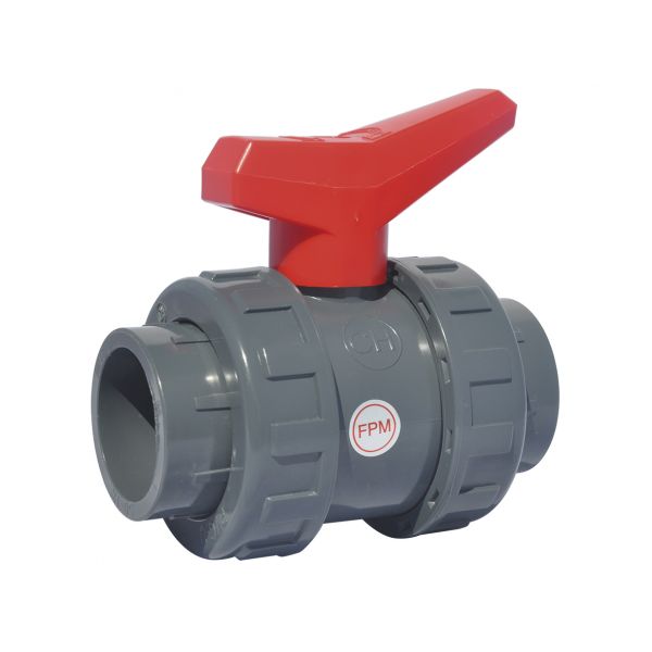 2 WAY BALL VALVE PTFE MODEL SOCKET FPM